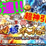 【ガチャ検証シリーズ】にゃんこ大戦争 超極ネコ祭 85連！！限定コラボキャラ狙い！まさかの超神引きで超激レアが〇〇体？！