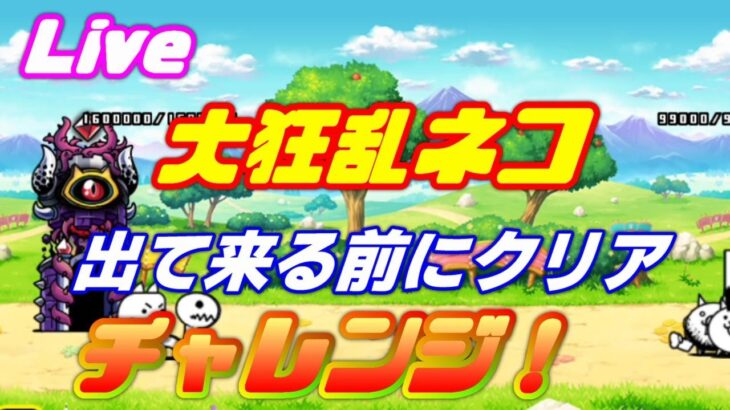 【ふたりで！にゃんこ大戦争】狂乱、大狂乱ネコが出てくる前にクリアできるかチャレンジ！