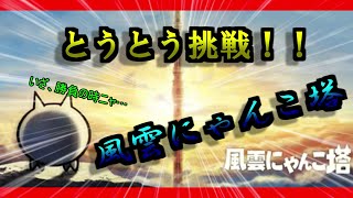 【にゃんこ大戦争】　風雲にゃんこ塔13階まで高速で登ってやりゃ～