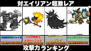 【にゃんこ大戦争】”対エイリアン”攻撃力”ランキング”トップ”10！” 意外”なキャラクターがランクイン⁉︎【にゃんこ大戦争ランキング】【にゃんこ大戦争攻撃力ランキング】