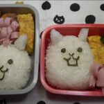 【深夜のキャラ弁】にゃんこ大戦争　ネコ　タンクネコ【Character lunch box】Nyanko Great War Cat Tank Cat