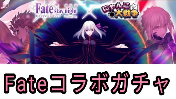 【 にゃんこ大戦争 】Fateコラボガチャ⭐  レアチケ10枚で挑戦！！