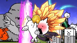 【にゃんこ大戦争】レジェンド0☆1猛る草原の巨象 ガチャ無し真っ向勝負