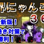 異界にゃんこ塔３６階！最新版！大狂乱のネコキングドラゴン取り巻き対策で勝利！これで３６階攻略！【にゃんこ大戦争】