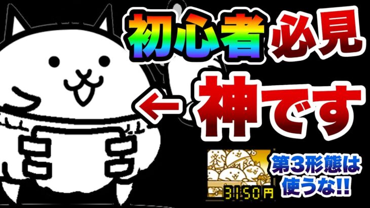 【初心者必見】なぜ第1形態『ねこベビー』を使うと勝てるのか教えます　にゃんこ大戦争