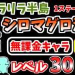 【にゃんこ大戦争】シロマグロ海岸（パラリラ半島 1ステージ目）を低レベル無課金キャラで攻略！【The Battle Cats】