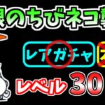 【にゃんこ大戦争】あのガチャキャラで難易度ダウン！開眼のちびネコ襲来！（ちびネコ進化への道）を本能なしレベル30以下で攻略！【The Battle Cats】