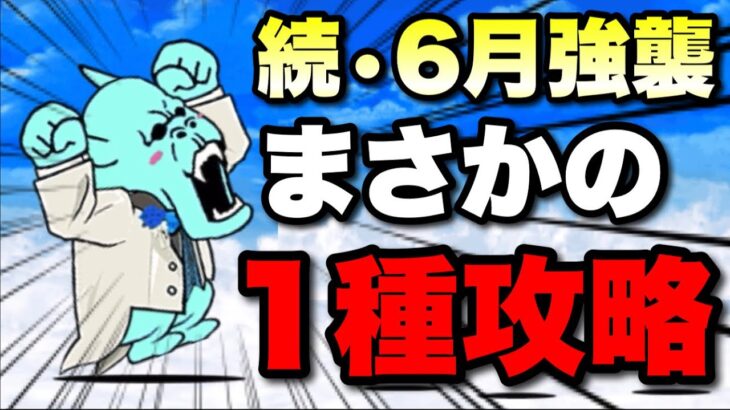 続6月強襲をまさかの1種攻略！　#にゃんこ大戦争