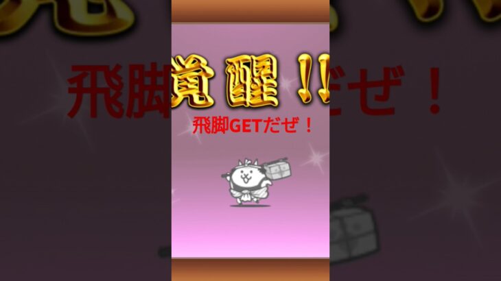 【にゃんこ大戦争】ついに飛脚GETできました！嬉しすぎる！これからよろしくな！