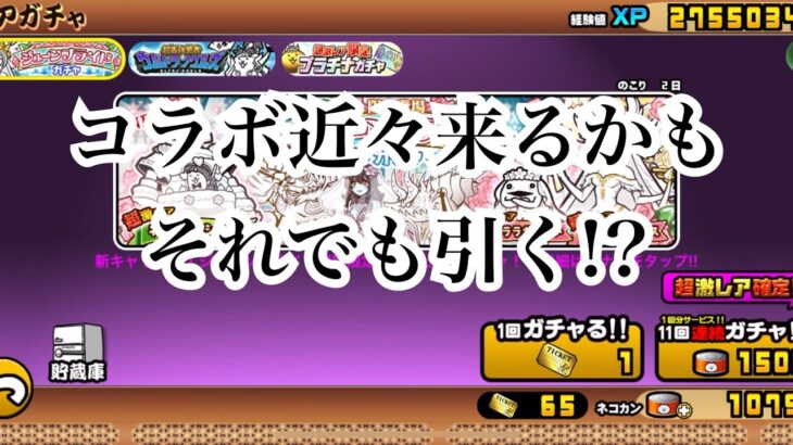 【にゃんこ大戦争】今来てるジュンブラ、ウルトラ確定ガチャは引くべきか!?スルーすべきか!?