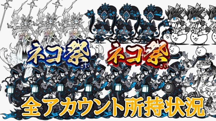 極ネコ祭40連と所持事情【にゃんこ大戦争】