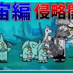 【にゃんこ大戦争】宇宙編侵略開始！ワープ持ちのスターエイリアンが登場！【初心者】【ゆっくり実況】