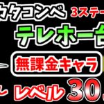 【にゃんこ大戦争】テレホー台座（ITカタコンベ 3ステージ目）を本能なし低レベル無課金キャラで攻略！【The Battle Cats】