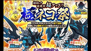 極ネコ祭 ガチャ 1回ひきひました。 (にゃんこ大戦争) 2024.09.20