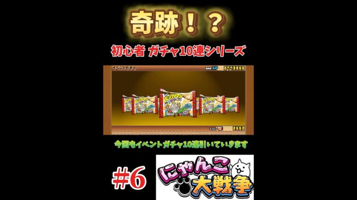 【初心者 ガチャ10連】#5 イベントガチャで奇跡！？【にゃんこ大戦争】