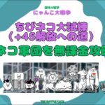 《にゃんこ大戦争-The battle cats》￥無課金勢￥ ちびネコ大試練（+45解放への道）240811  [貓咪大戰爭-냥코 대전쟁] ＠りつとまチャンネル