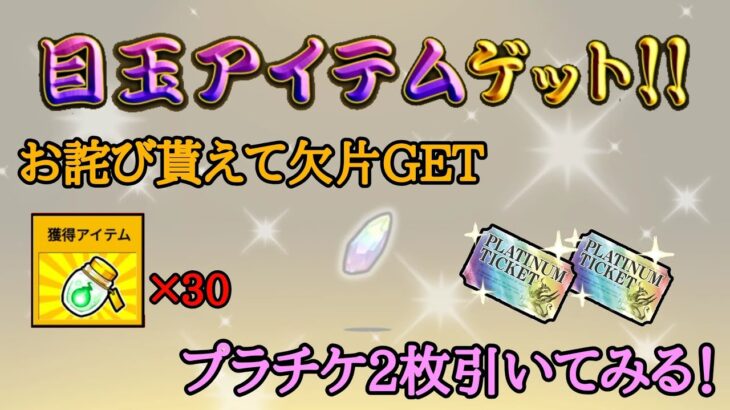 お詫びが来たのでプラチケ引いてみた【にゃんこ大戦争】