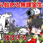 にゃんこ大戦争【無課金シリーズ始動！！】このカバ強すぎる…【ゆっくり実況】part1