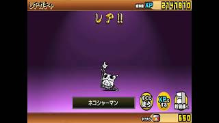 【にゃんこ大戦争】レアチケ9枚(猫缶150個)でレアガチャ10連引いたらまさかの…