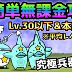 究極兵器トド  超簡単無課金攻略  Lv.30以下＆本能なし＆無課金　にゃんこ大戦争　パラリラ半島