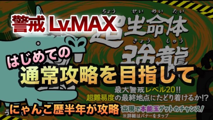 デッカバーチャン強襲 警戒レベルMAX にゃんこ歴半年の初心者が通常攻略してみた【にゃんこ大戦争】