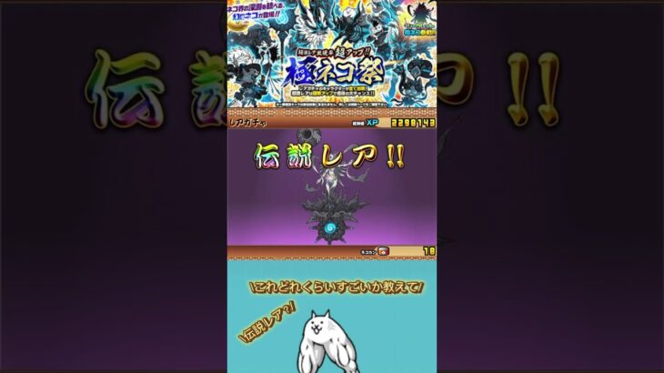 【にゃんこ大戦争】低確率のイザナミ無課金伝説レア挑戦！#にゃんこ大戦争 #にゃんこ大戦争最強キャラ #trending #viral #BCU #TheBattleCats