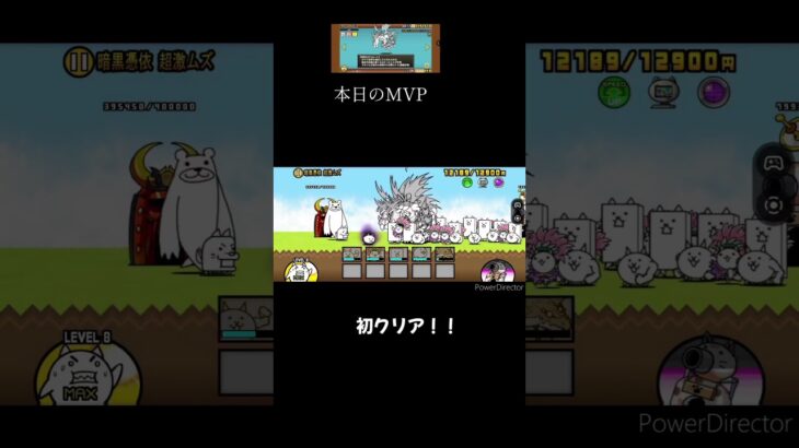 狂乱初クリア！初心者です。いろいろ教えてください！#にゃんこ大戦争 #猫