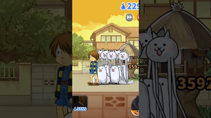 ﾈｺﾄ…ﾀﾀｶｴﾙﾋｶﾞ…ｸﾙﾅﾝﾃ!…鬼太郎感激～。#にゃんこ大戦争 #ガチャ神引き #ゲゲゲの鬼太郎 #ゆるゲゲ #妖怪 #伝説レア