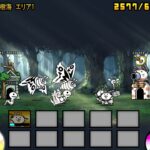 【にゃんこ大戦争】多湿樹海 エリア1 無課金1枠(笑)