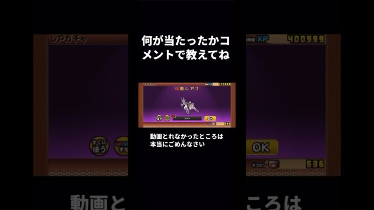 超極ねこ祭16連 #にゃんこ大戦争 #ガチャ #超極ネコ祭