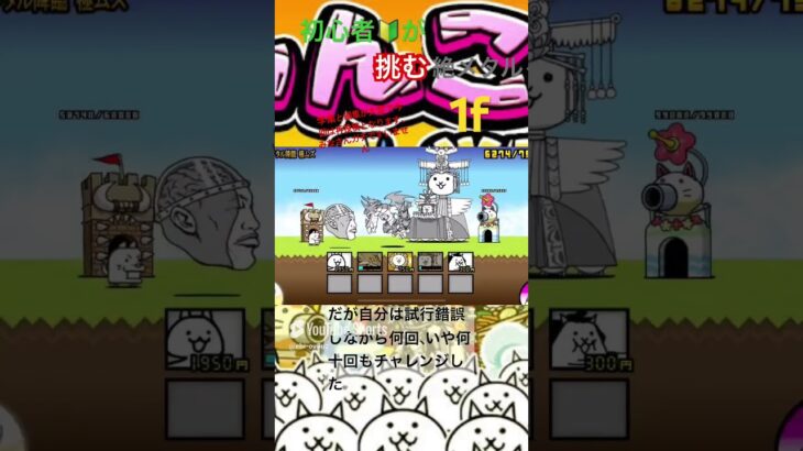 にゃんこ大戦争　初心者1f #にゃんこ大戦争 #1f #物語