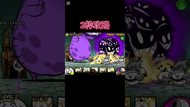 デブウ・ポプウ2枠攻略　#にゃんこ大戦争 #shorts #battlecats