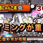 【風雲にゃんこ塔30階】波動無効キャラなら勝てる！こねこレベル30で攻略してみた［にゃんこ大戦争］