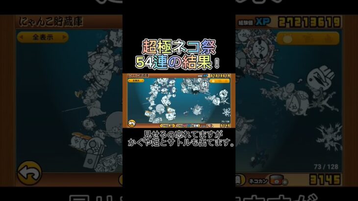 超極ネコ祭54連で神引き？！　#にゃんこ大戦争#にゃんこ#battlecats #超極ネコ祭#にゃんこ大戦争ガチャ#神引き