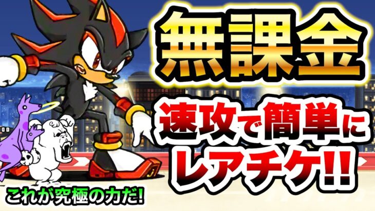 これが究極の力だ！　超簡単無課金速攻　ラジカルハイウェイLv.MAX　にゃんこ大戦争