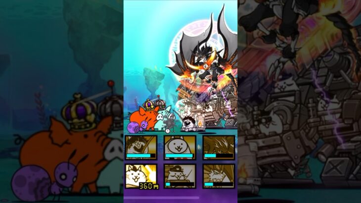 にゃんこ大戦争　クリムゾン星　ゾンビ襲来　宇宙編　第２章　#にゃんこ大戦争  #shortsvideo