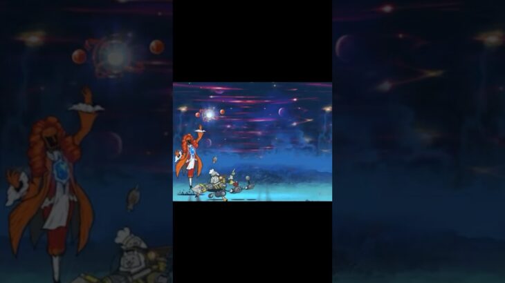 コスモ対ニュトーン #にゃんこ #にゃんこ大戦争 #shortvideo #ゲーム #体力調整 #shorts #thebattlecats