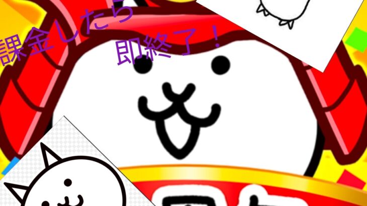 初にゃんこ大戦争！課金したら即終了！