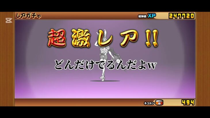 いやぁまたまた神引きかぁ＃にゃんこ大戦争＃にゃんこ大戦争ガチャ＃神引き