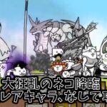 にゃんこ大戦争　大狂乱のネコ降臨､超激レアキャラなし攻略