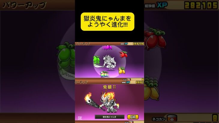 進化するまで長かったー！#にゃんこ大戦争 #にゃんま大戦争