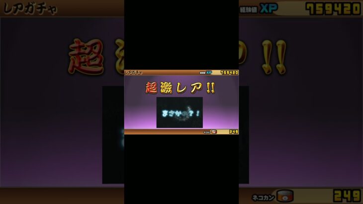 【にゃんこ大戦争】まさかの？！神引き#にゃんこ大戦争#ガチャ#ガシャ#ネコ#猫#ソニックコラボ#神引き#強い？
