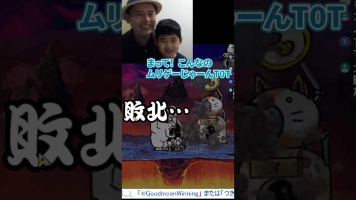狂乱の巨神降臨に挑戦！【にゃんこ大戦争】#攻略 #狂乱 #狂乱の巨神ネコ　ゲームプレイ生配信014の切り抜き　我を忘れた猫　#shorts #にゃんこ大戦争