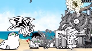 旧レジェ👑3無課金本能無し同一8枠攻略Part4【にゃんこ大戦争】