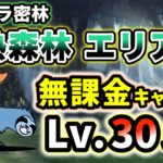 【ガープラ密林】大熱森林 エリア9　本能なし&無課金キャラのみ・レベル30以下で簡単攻略【にゃんこ大戦争】