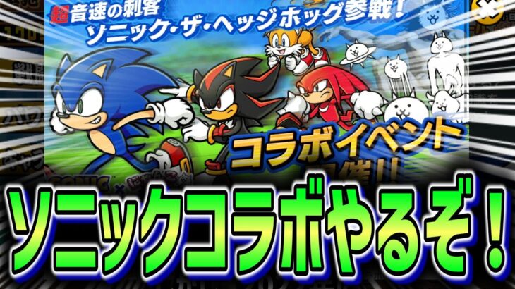 【にゃんこ大戦争】ソニックコラボステージをやる