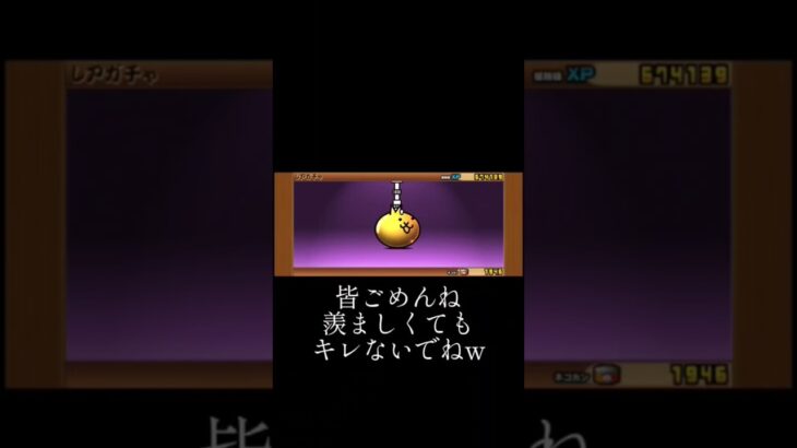 こんな結果でも皆が笑ってくれれば意味が出るんだよ #にゃんこ大戦争 #にゃんこ大戦争初心者 #ゲーム #レアガチャ #にゃんこ大戦争ガチャ #爆死ガチャ