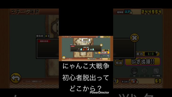 にゃんこ大戦争の初心者脱出ってどこからなの？ #youtubeshort #にゃんこ大戦争 #youtubeshorts #にゃんこ #ゲーム #にゃんこ大戦争初心者 #shorts #short