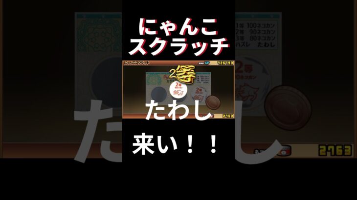にゃんこ大戦争#にゃんこ大戦争 #スクラッチ #ガチャ神引き #youtubeshorts
