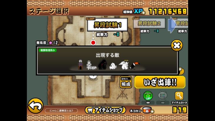 無限にゃんこ道場　12-1編　#にゃんこ大戦争